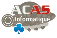 ACAS informatique, récupération de données, vente de matériel et logiciels informatiques, infogérance, dépannage matériels et logiciels